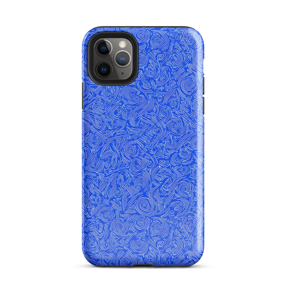 Azure Vortex on Tough Case for iPhone® — Front