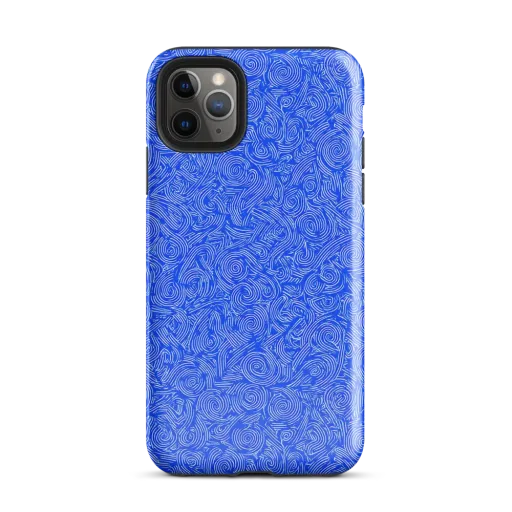 Azure Vortex on a Tough Case for iPhone®