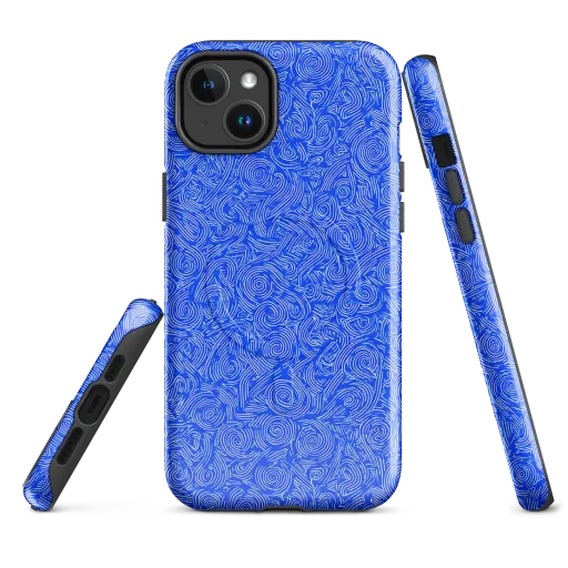 Azure Vortex on a MagSafe Tough Case for iPhone®