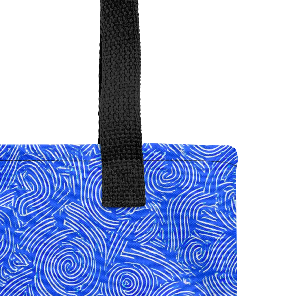 Azure Vortex on Tote Bag — Product details