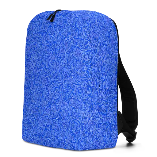 Azure Vortex on a Minimalist Backpack