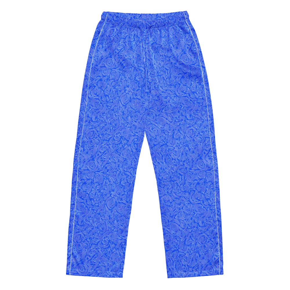 Azure Vortex on Women's Pajama Pants — Front