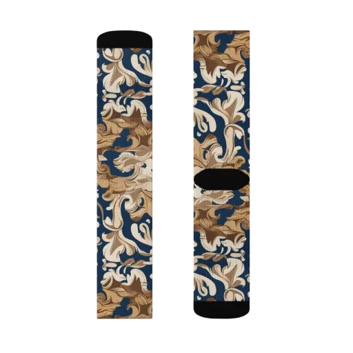 Regal Scrollwork on a Socks