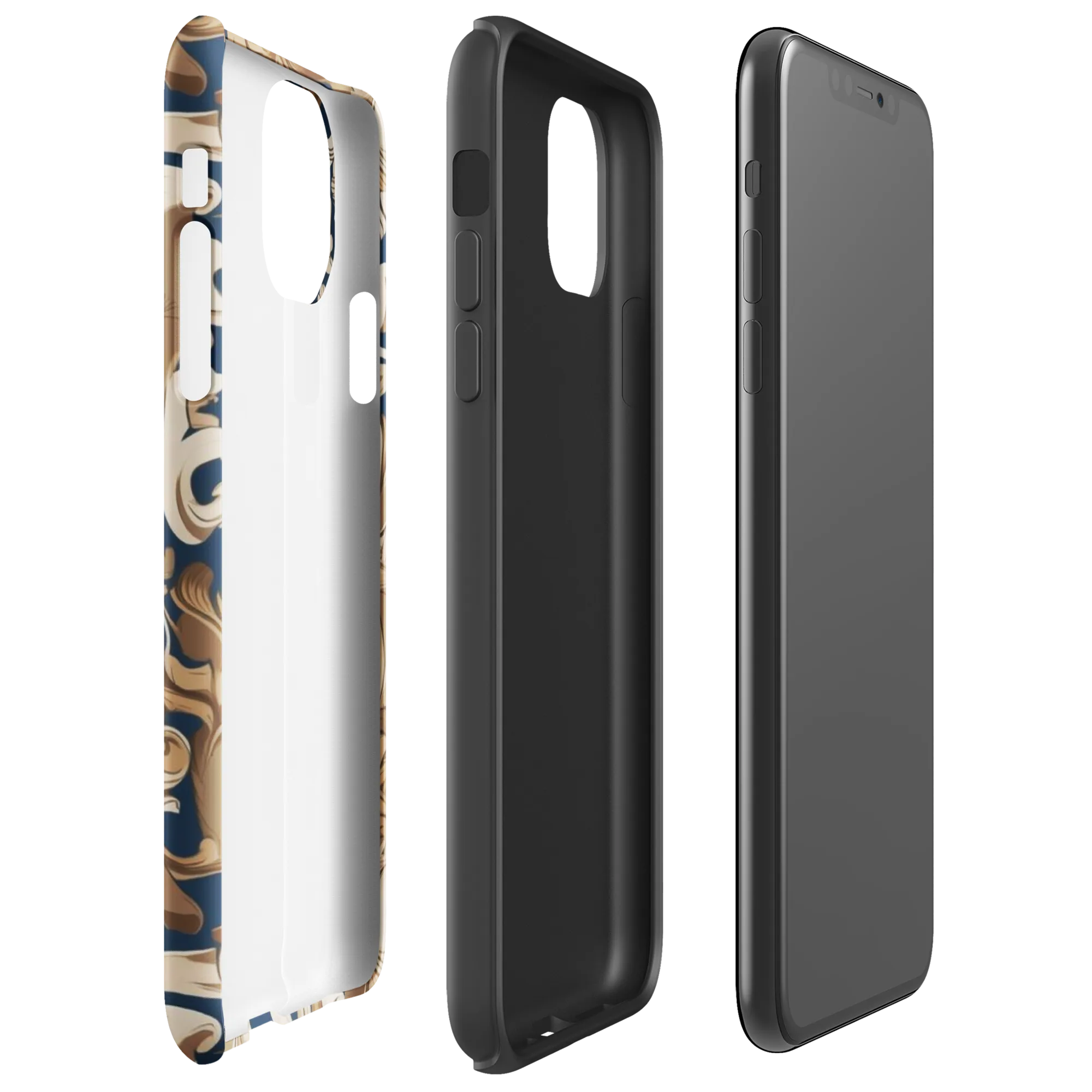 Regal Scrollwork on Tough Case for iPhone® — Right