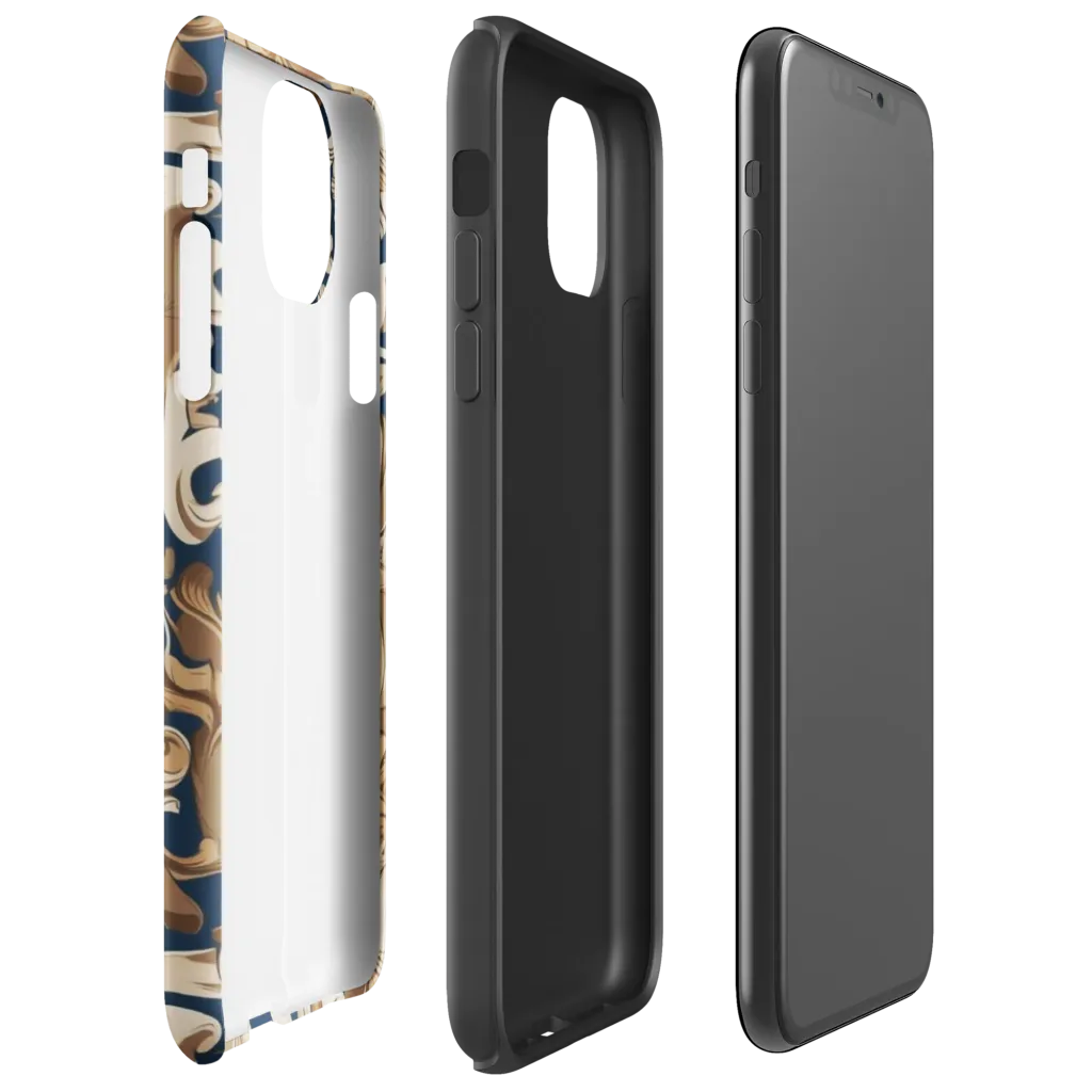 Regal Scrollwork on Tough Case for iPhone® — Right