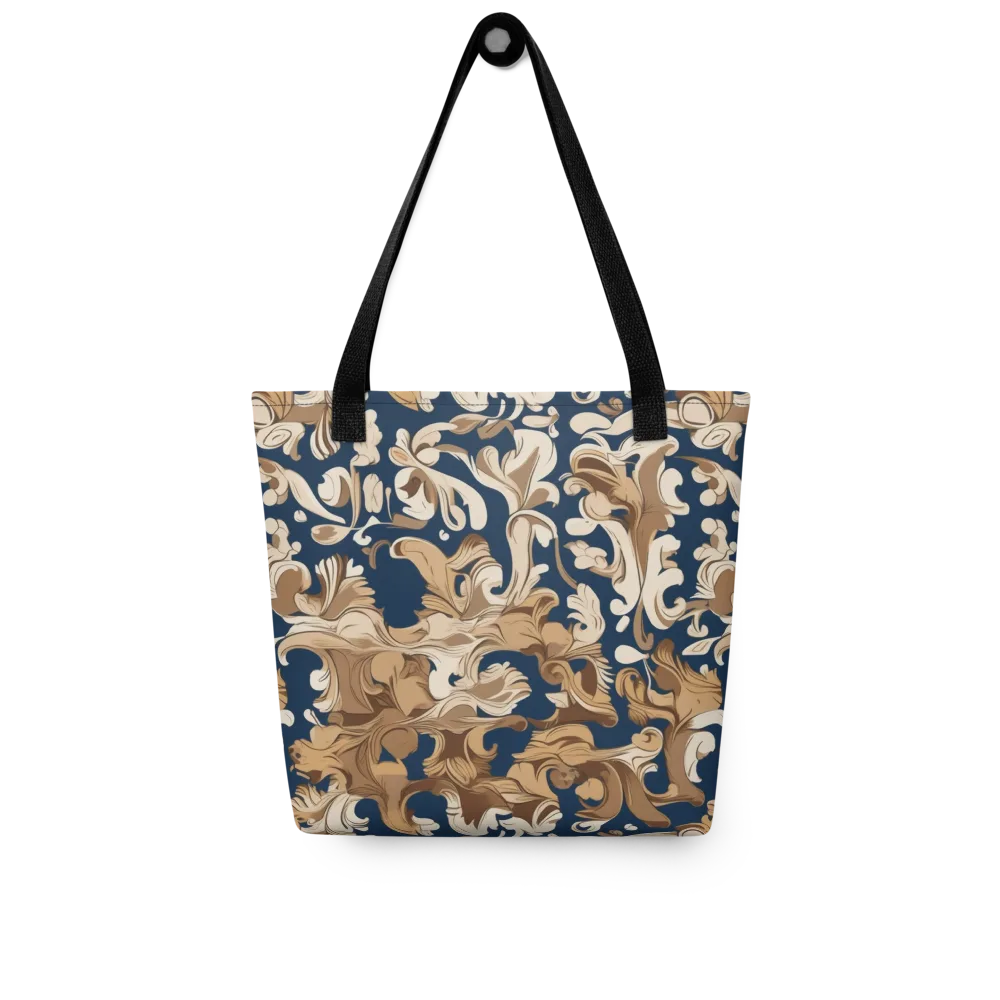 Regal Scrollwork on Tote Bag — Front