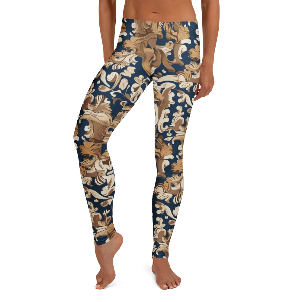 Regal Scrollwork on Leggings — Front