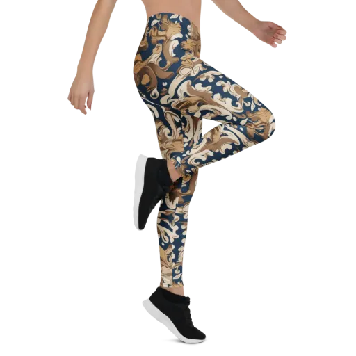 Regal Scrollwork on a Leggings