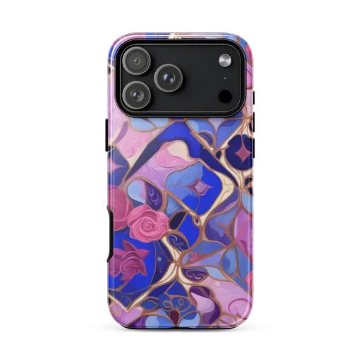 Royal Rose Mosaic on a Tough Case for iPhone®