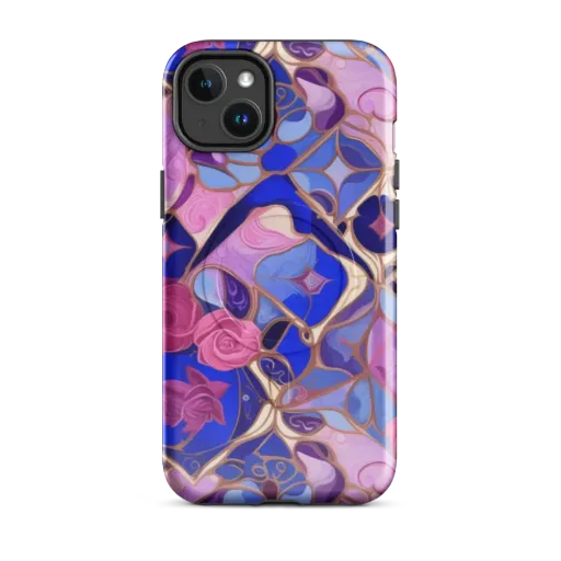 Royal Rose Mosaic on a MagSafe Tough Case for iPhone®