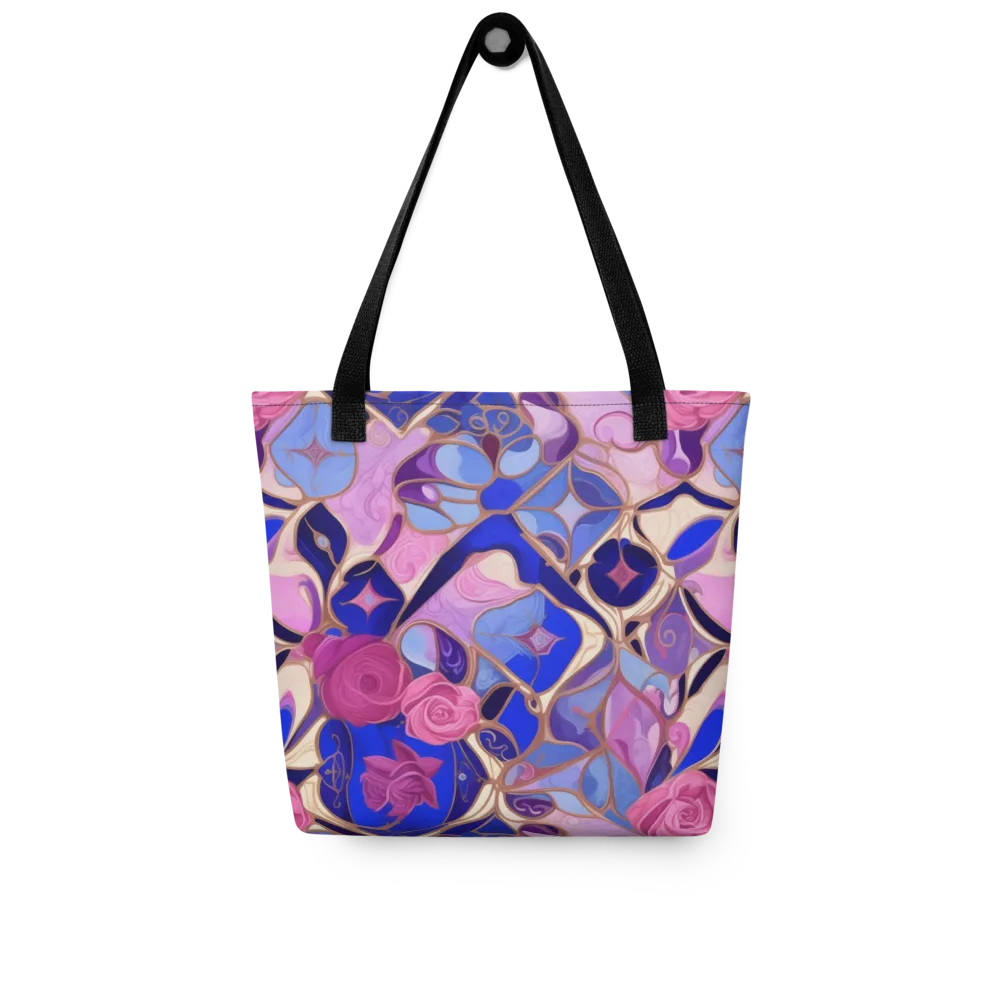 Royal Rose Mosaic on Tote Bag — Front