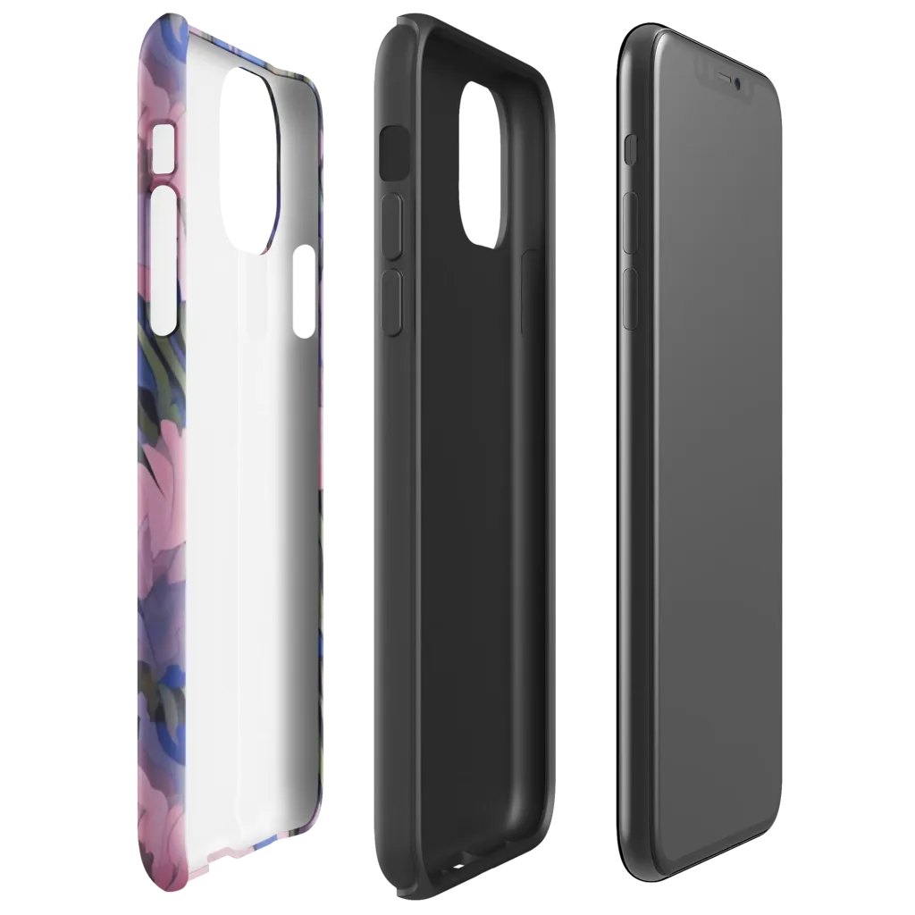 Midnight Iris on Tough Case for iPhone® — Right