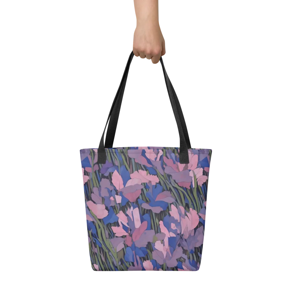 Midnight Iris on Tote Bag — Front