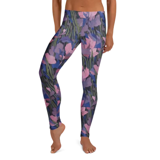 Midnight Iris on a Leggings