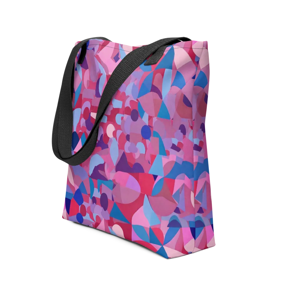 Pink Noise Garden on Tote Bag — Front