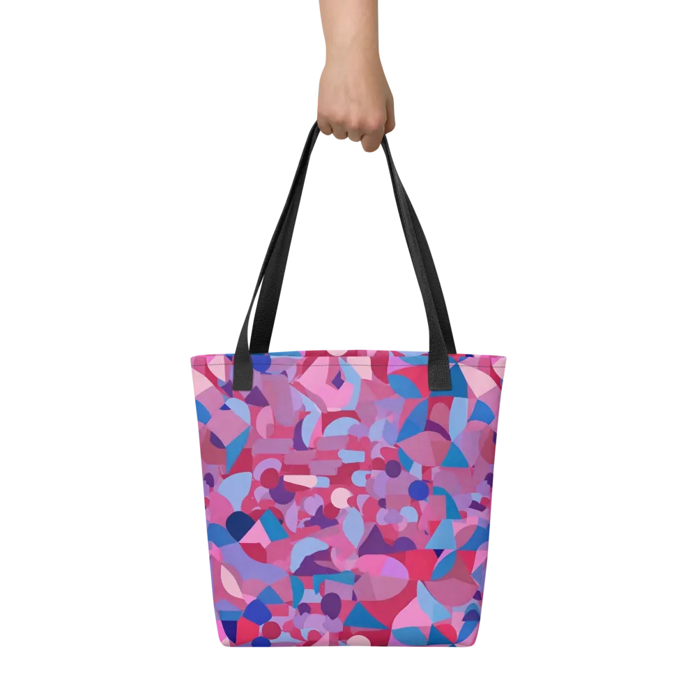Pink Noise Garden on Tote Bag — Front