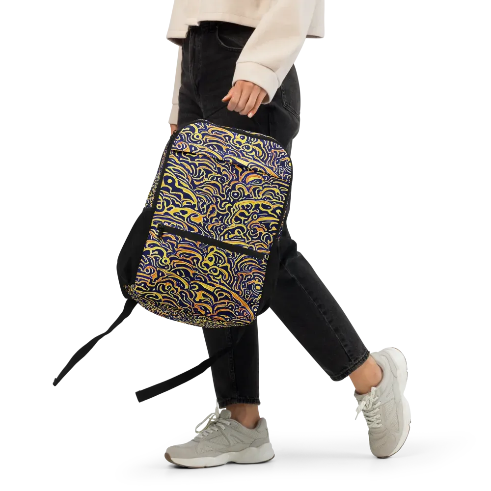 Electric Midnight on Utility Backpack — Front