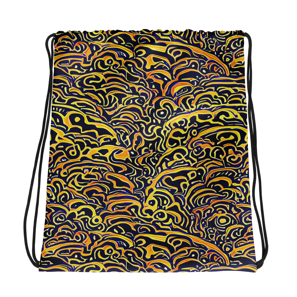 Electric Midnight on Drawstring Bag — Photo