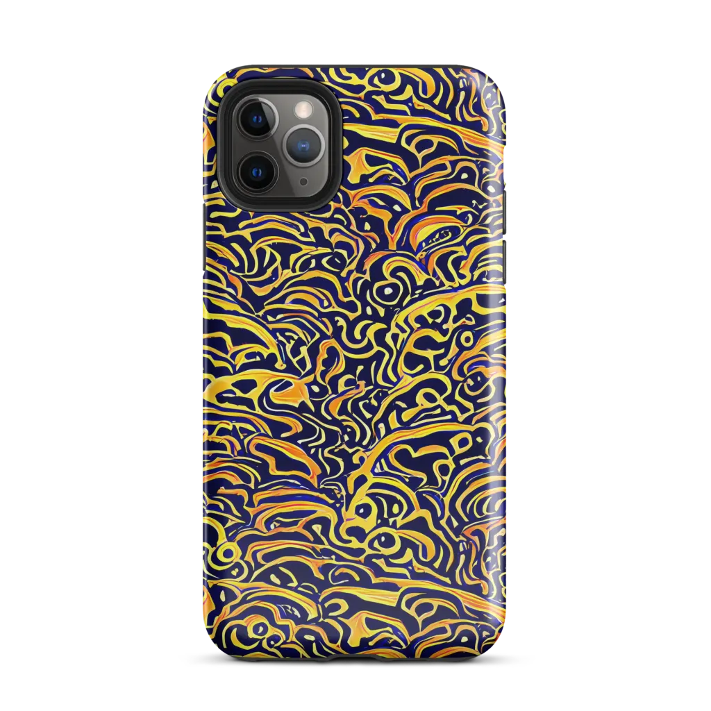 Electric Midnight on Tough Case for iPhone® — Front