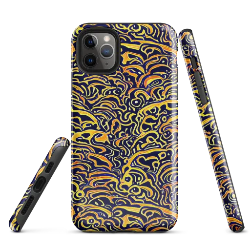 Electric Midnight on a Tough Case for iPhone®