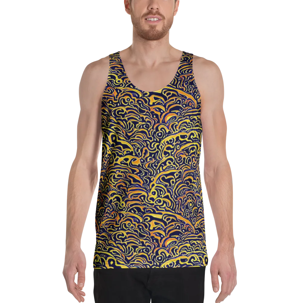 Electric Midnight on Men's Tank Top — Front