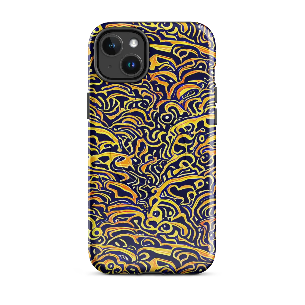 Electric Midnight on MagSafe Tough Case for iPhone® — Front