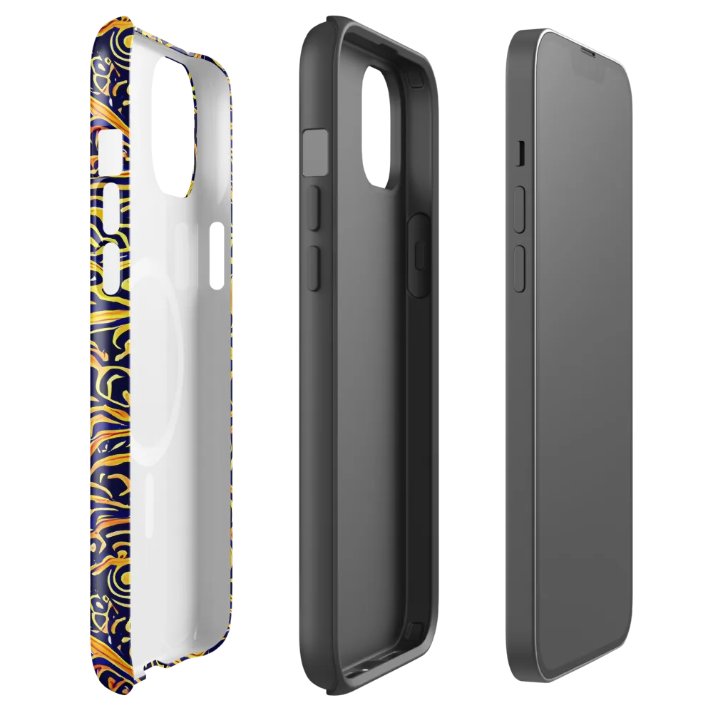 Electric Midnight on MagSafe Tough Case for iPhone® — Front