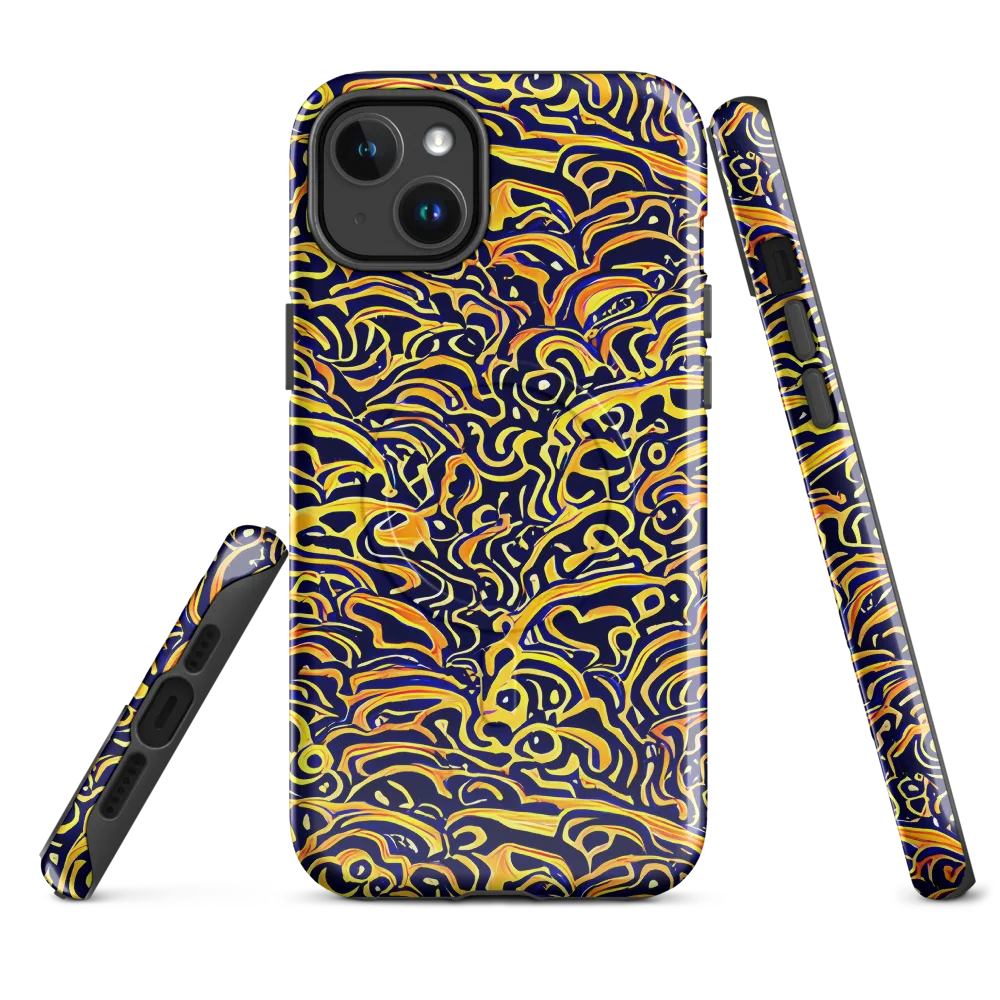 Electric Midnight on MagSafe Tough Case for iPhone® — Front