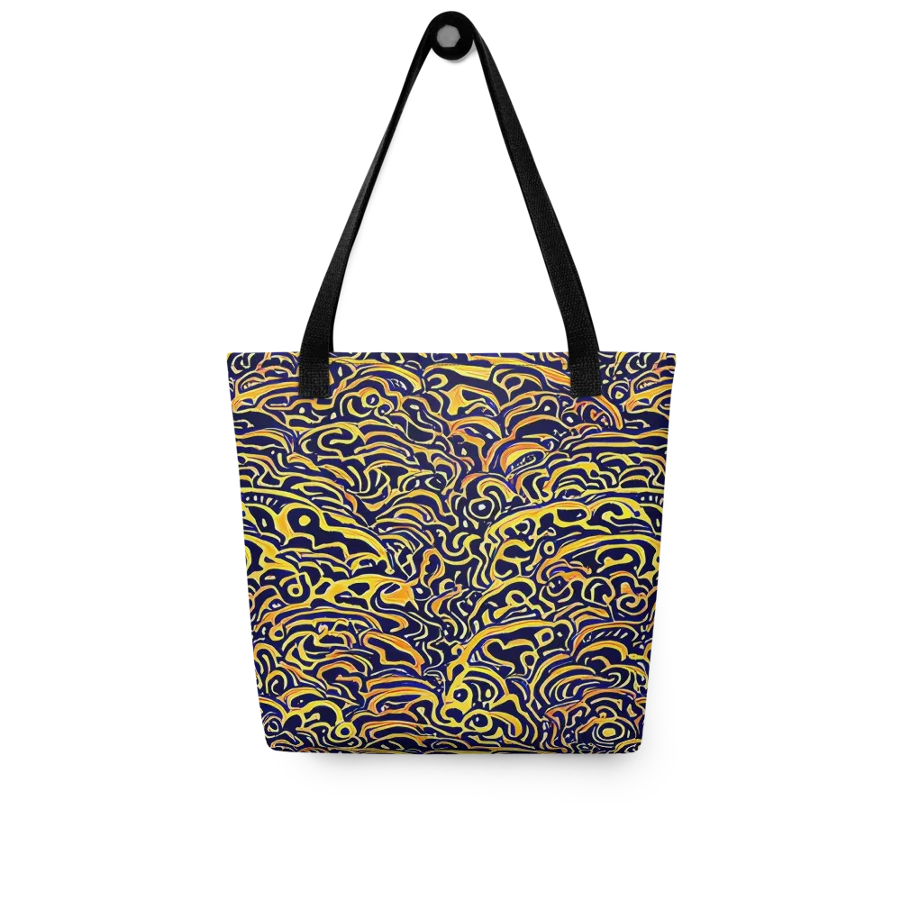 Electric Midnight on Tote Bag — Front