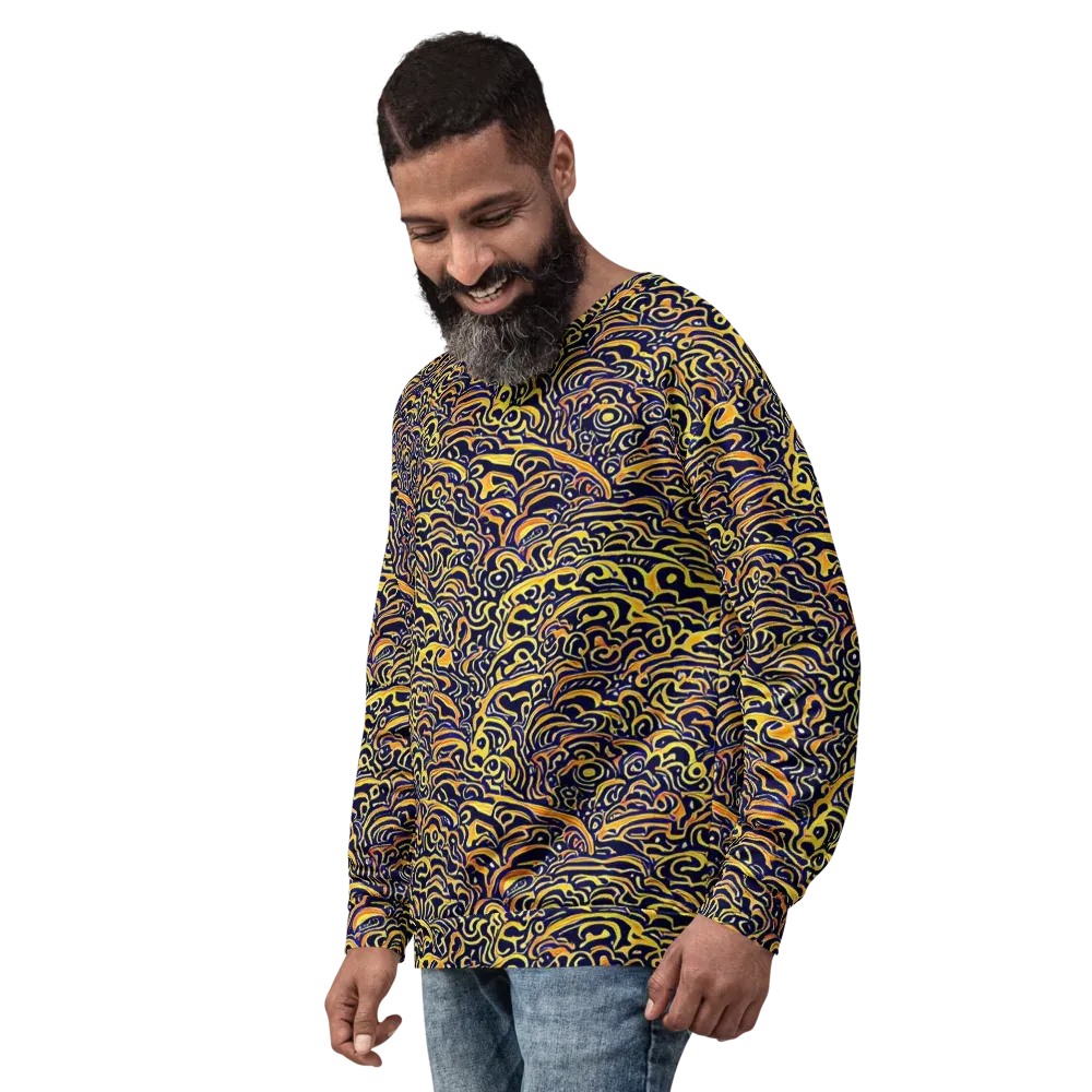 Electric Midnight on Sweatshirt — Left Front