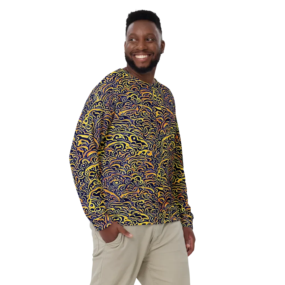 Electric Midnight on Sweatshirt — Front