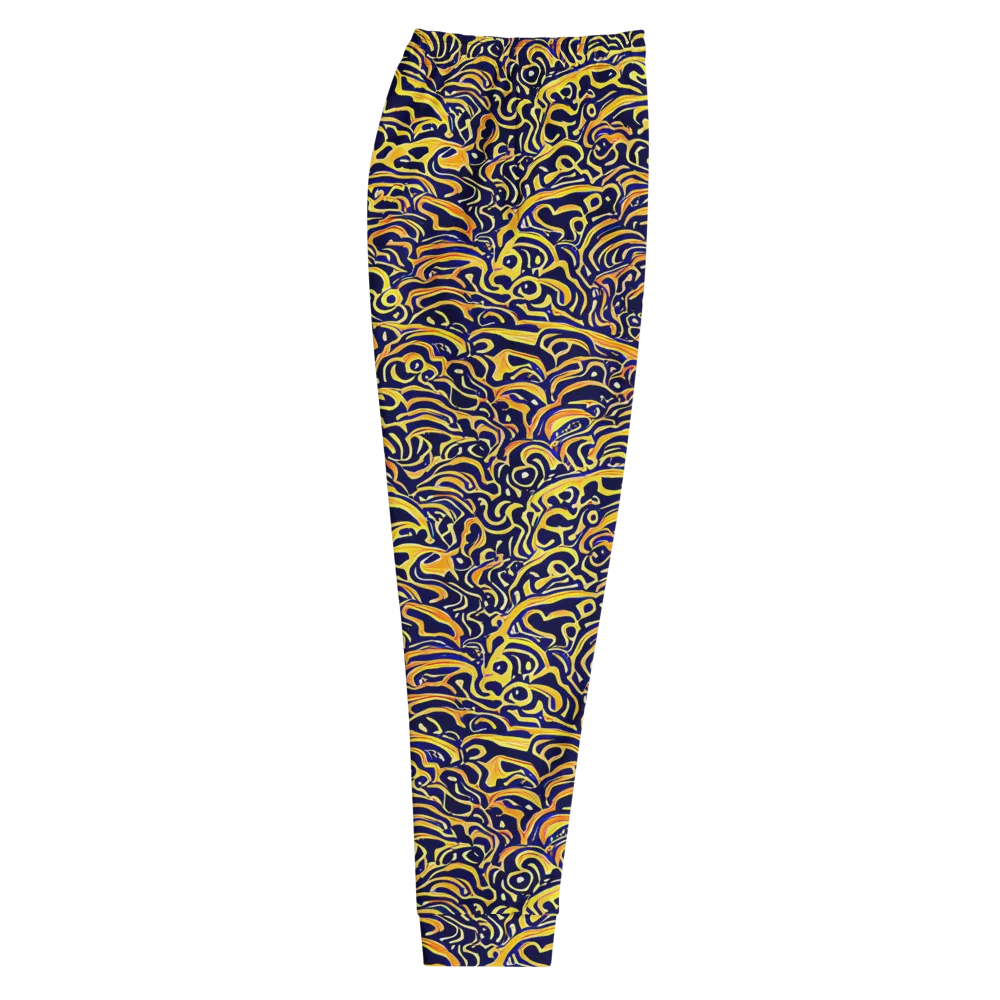 Electric Midnight on Men's Joggers — Right