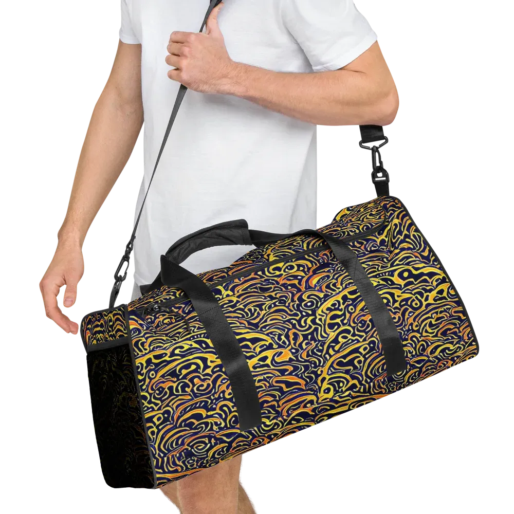 Electric Midnight on Duffle Bag — Right Front