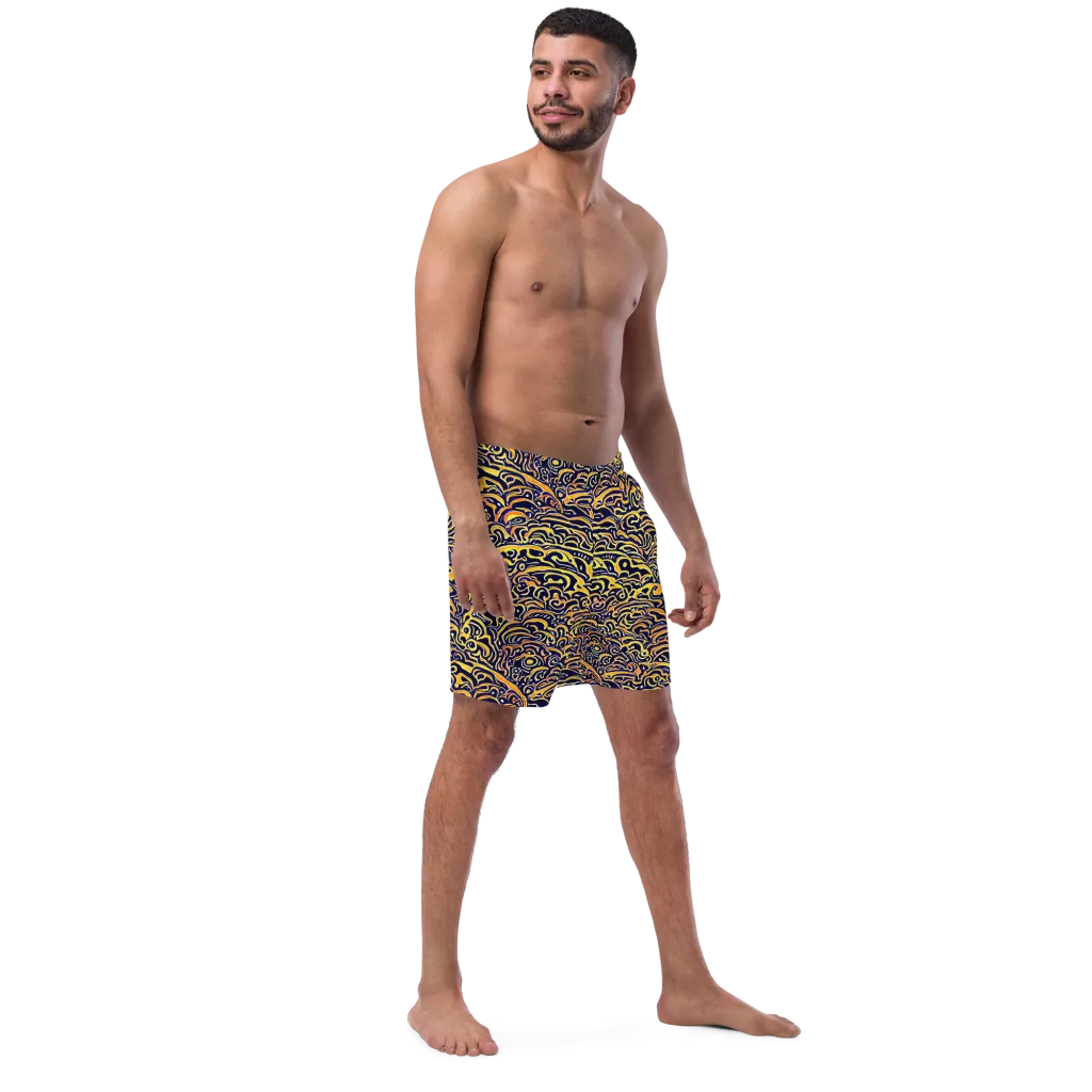 Electric Midnight on Swim Trunks — Right Front