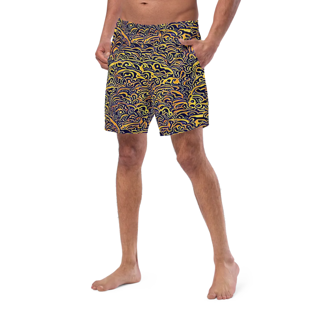 Electric Midnight on Swim Trunks — Left Front