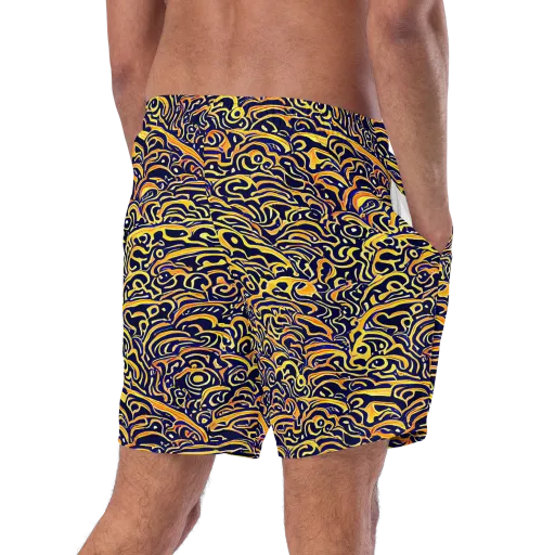 Electric Midnight on a Swim Trunks