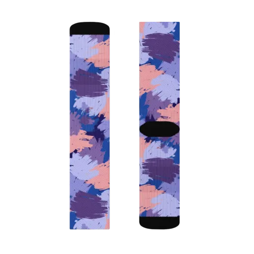 Indigo Brushfire on a Socks