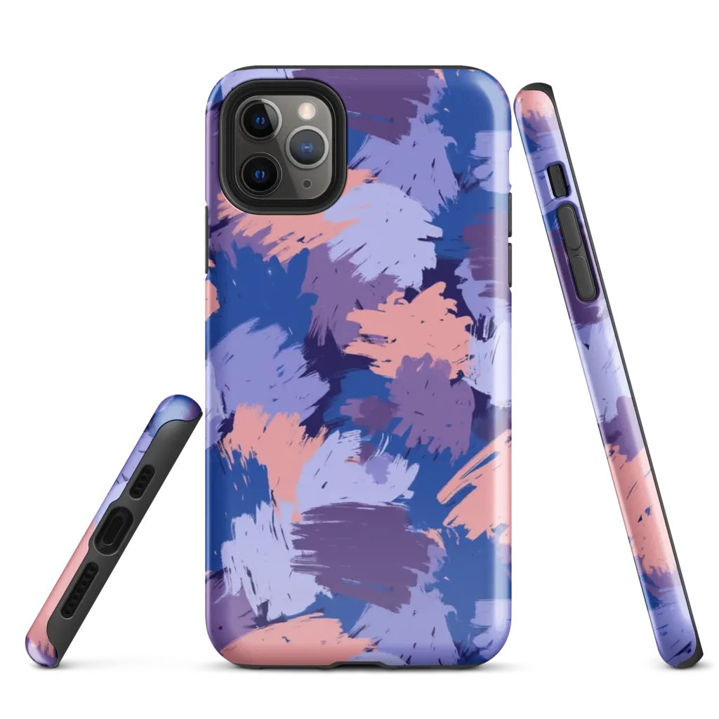 Indigo Brushfire on Tough Case for iPhone® — Front