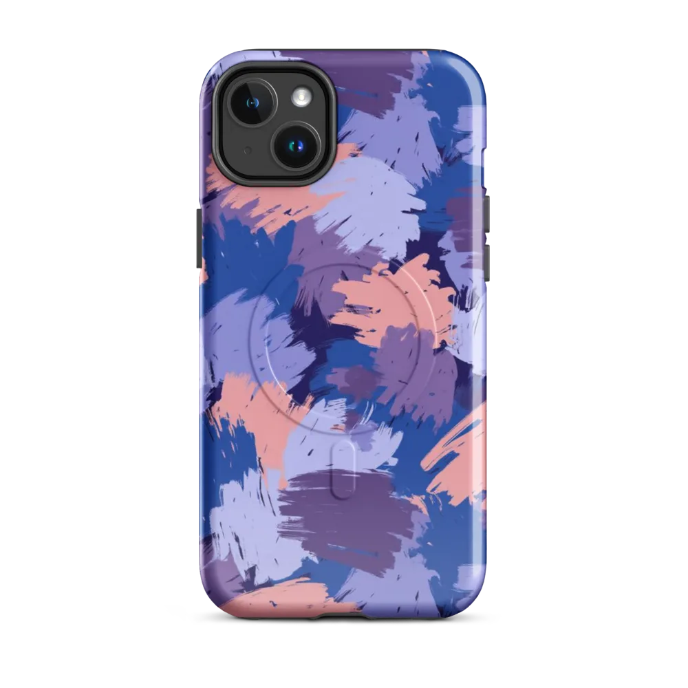 Indigo Brushfire on MagSafe Tough Case for iPhone® — Front