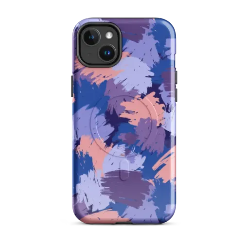 Indigo Brushfire on a MagSafe Tough Case for iPhone®