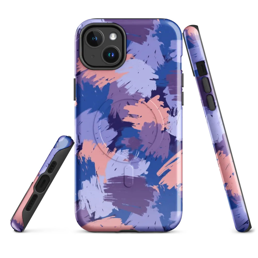 Indigo Brushfire on MagSafe Tough Case for iPhone® — Front