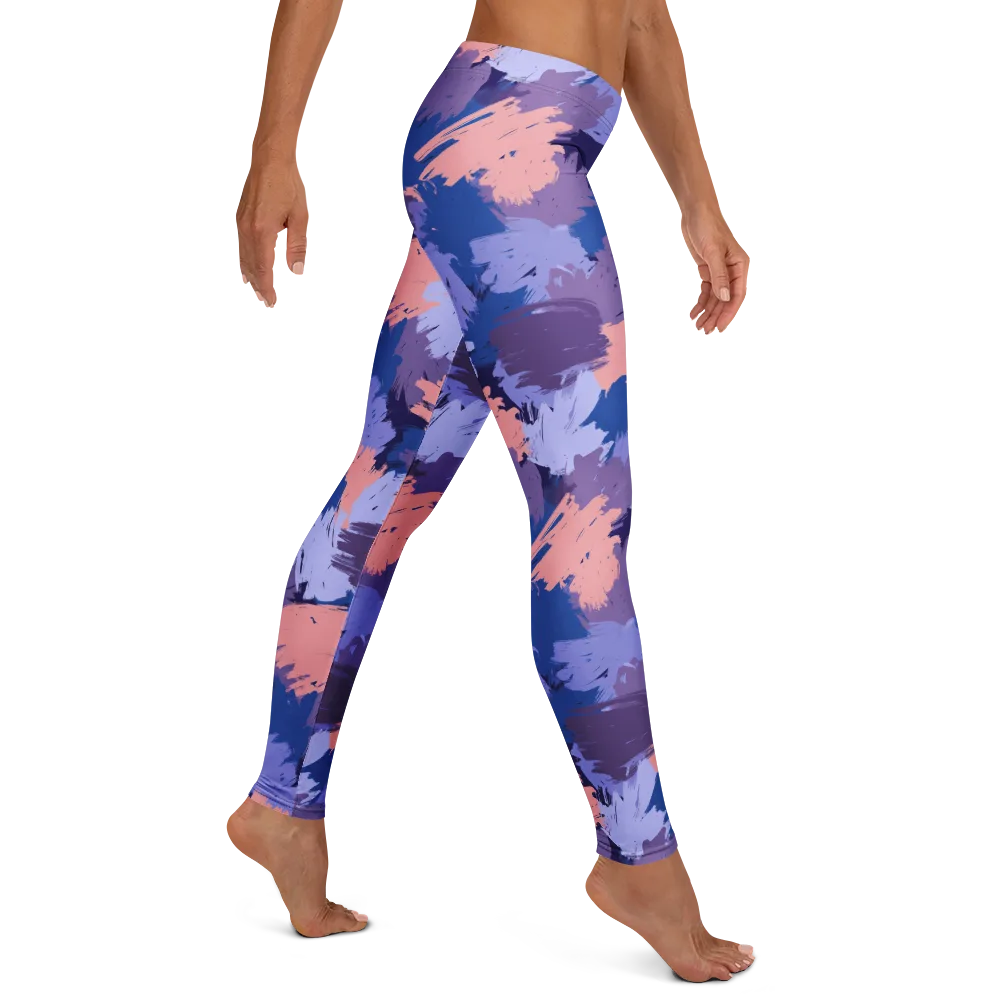 Indigo Brushfire on Leggings — Right