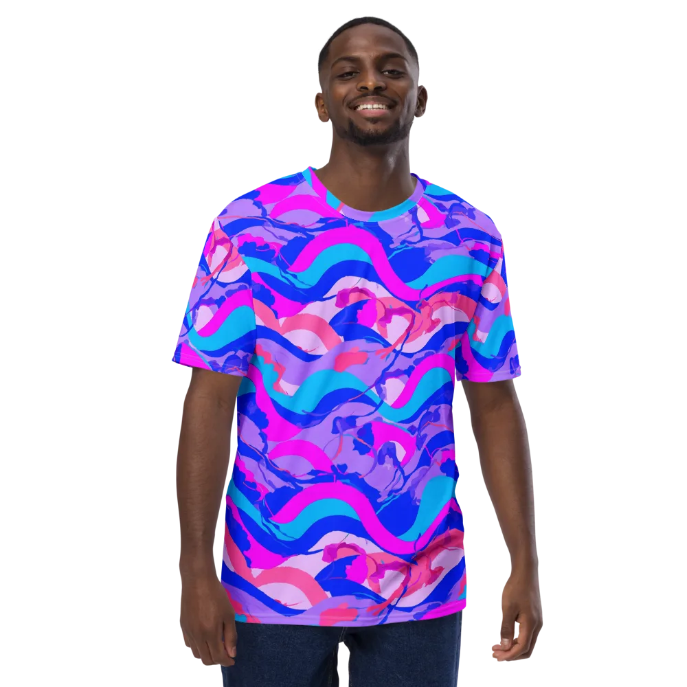 Electric Undertow on Men's Crew Neck T-Shirt — Front