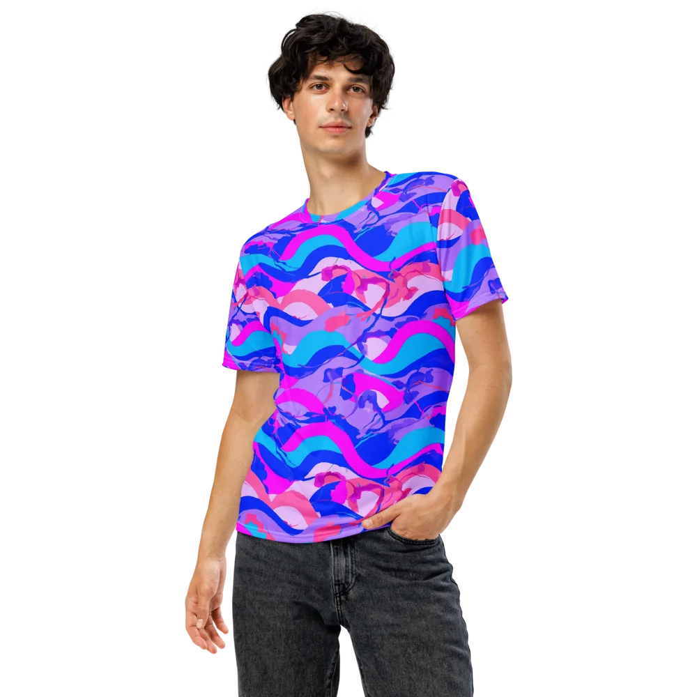 Electric Undertow on Men's Crew Neck T-Shirt — Front