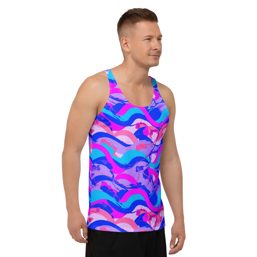 Electric Undertow on Men's Tank Top — Right Front