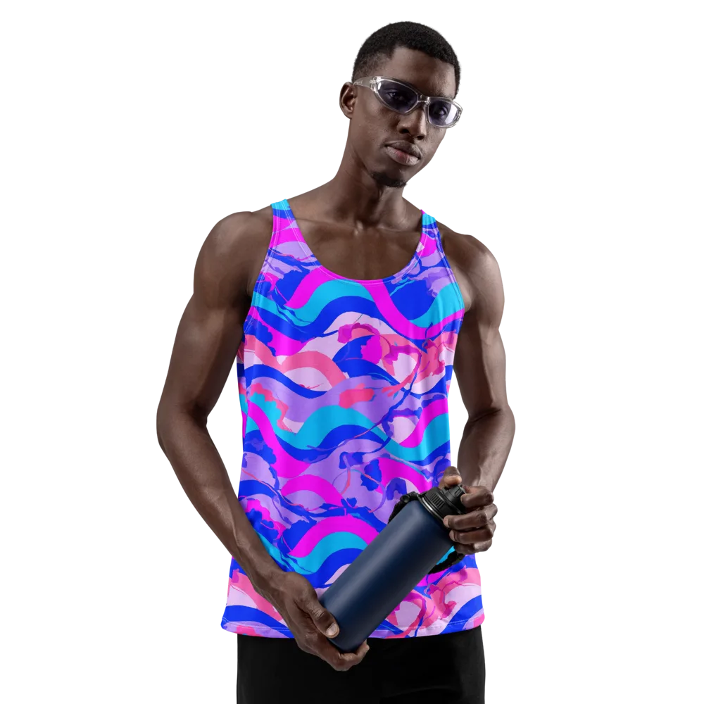 Electric Undertow on Men's Tank Top — Front