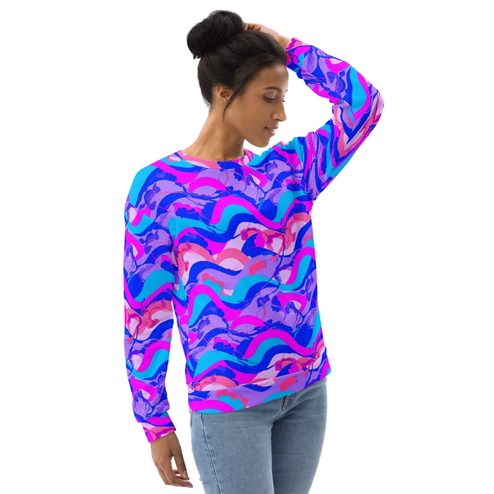 Electric Undertow on Sweatshirt — Right Front