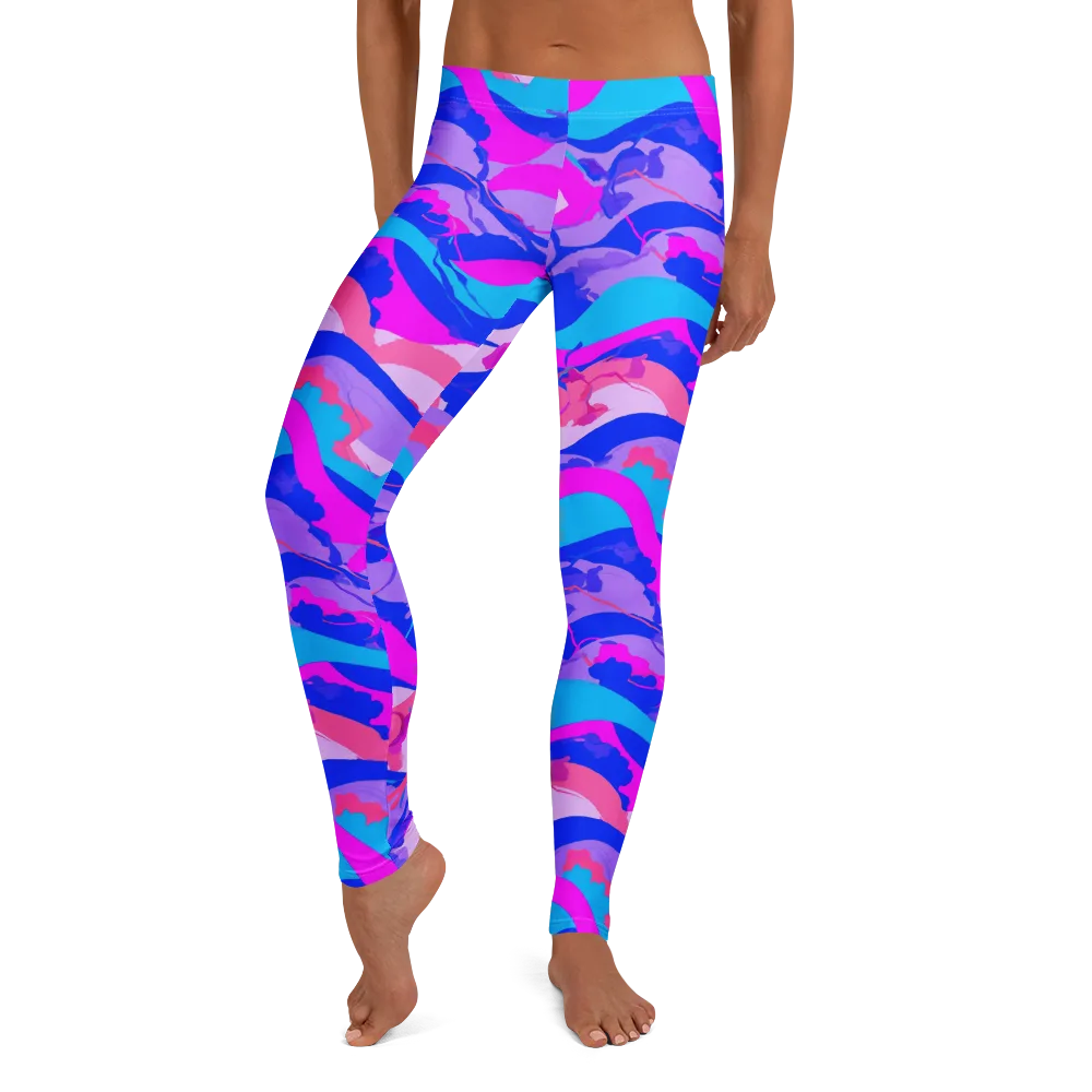 Electric Undertow on Leggings — Front