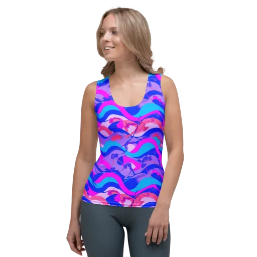 Electric Undertow on a Women's Tank Top