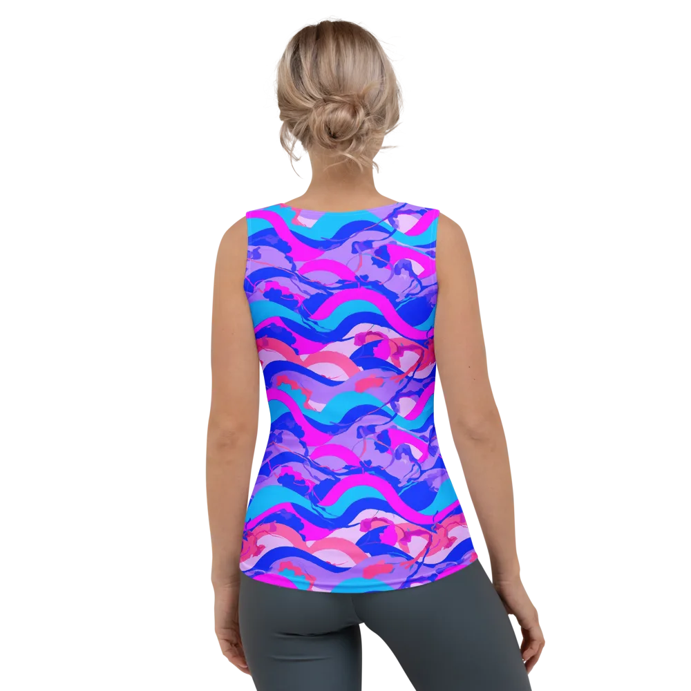 Electric Undertow on Women's Tank Top — Back